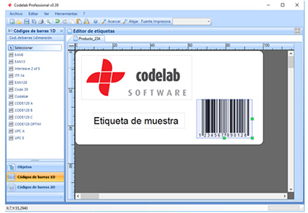 Software label printing